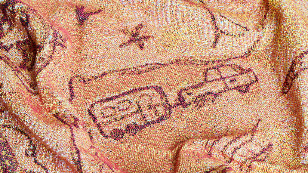 Painted Track Throw by Jackie Green and MeanderWild