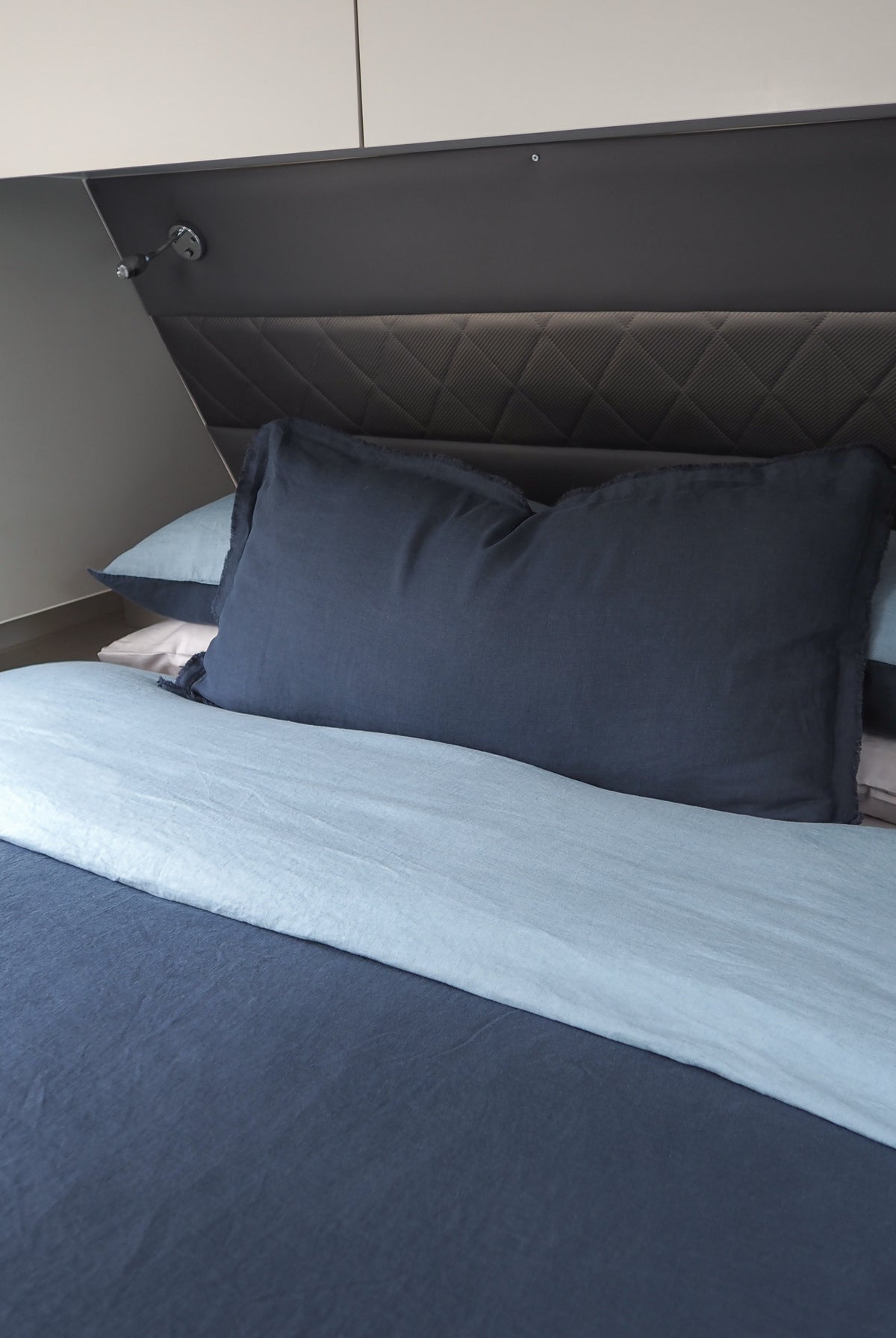 Coast colourway featured in a caravan