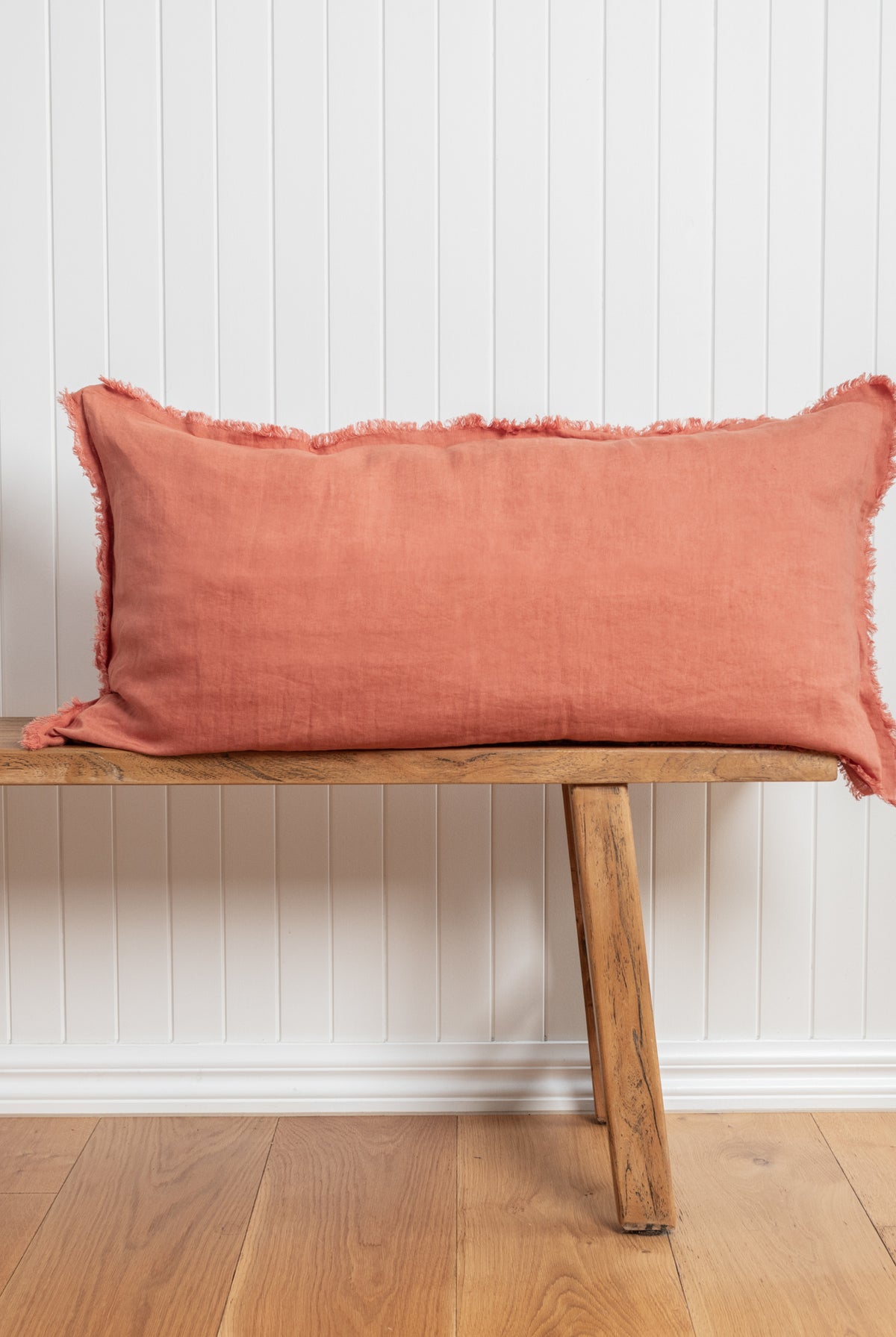 Desert Lifestyle Lumbar Cushion styled on bench