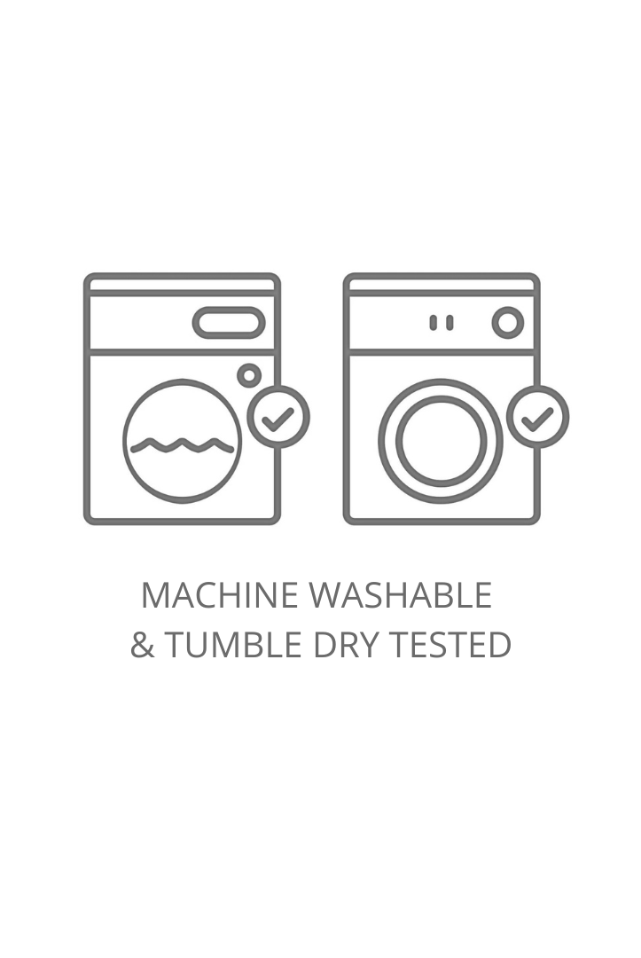 machine washable and tumble dry icon