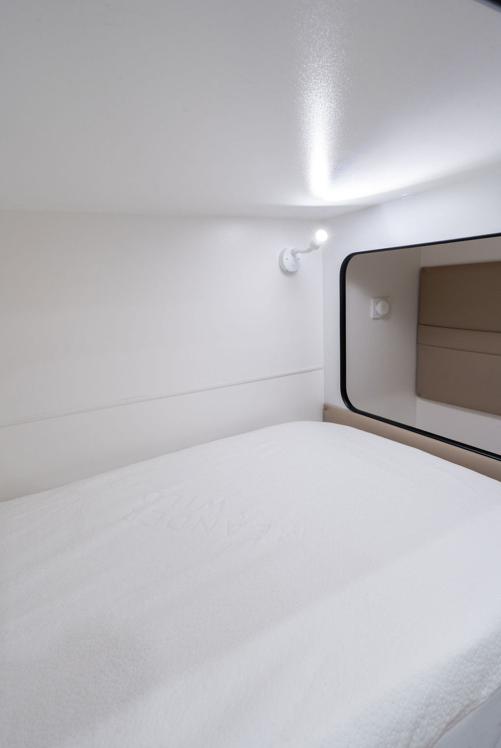Bunk nook in caravan