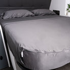 Caravan Sheets by MeanderWild Coal Mine colourway