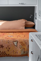 Ochre Into the Wild Doona Cover with Painted track thtrow