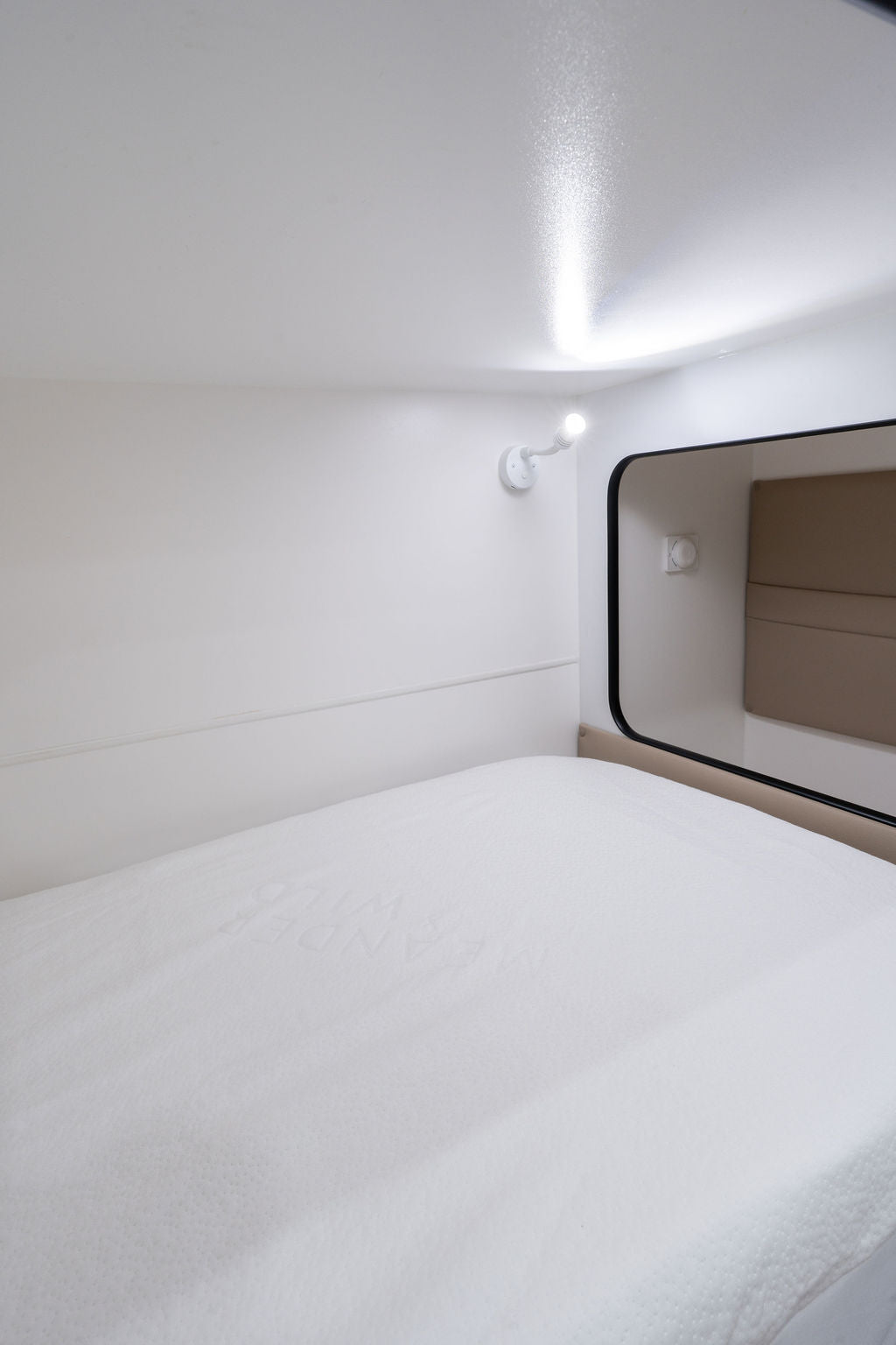 Bunk nook in caravan